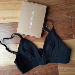 Organic Basics Cotton Bralette - Triangle Bra